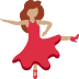 💃🏽 woman dancing: medium skin tone display on Twitter